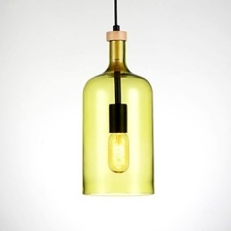 Żyrandol Nowoczesna lampa wisząca z kloszem szklanym
