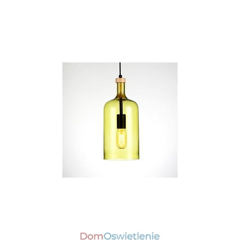 Żyrandol Nowoczesna lampa wisząca z kloszem szklanym