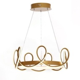Nowoczesna lampa wisząca Crown Pendant Light Aluminium 1 Light