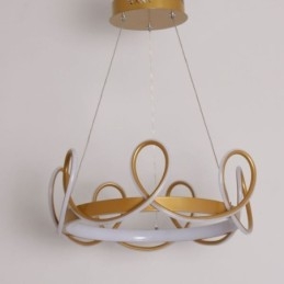 Nowoczesna lampa wisząca Crown Pendant Light Aluminium 1 Light