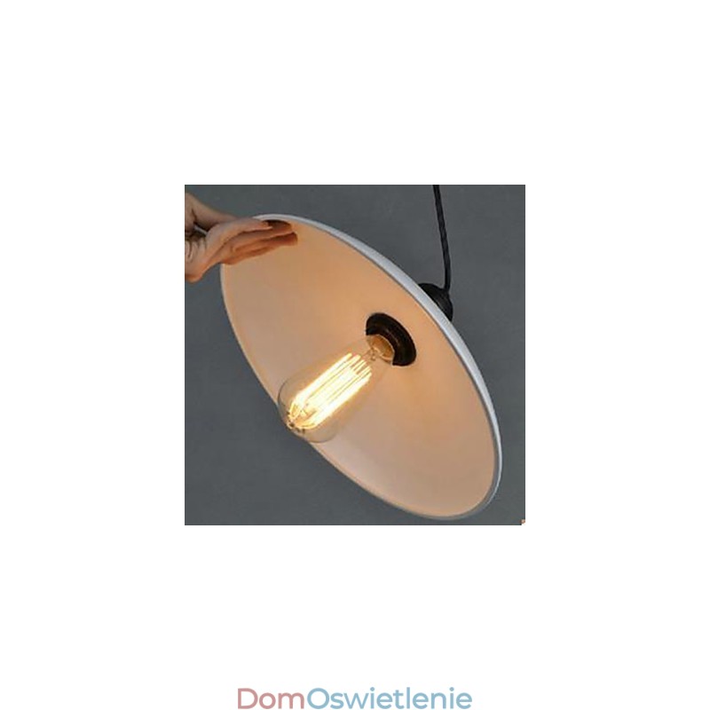 Zakontraktowana biała lampa wisząca Droplight Rustic Lodge Traditional Classic