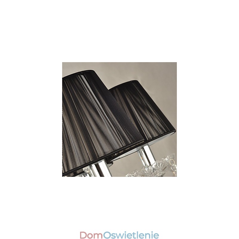 Elegancki kryształowy żyrandol z 12 światłami