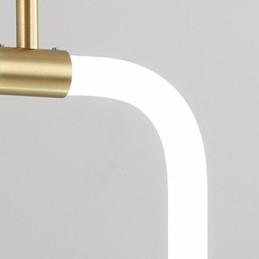Nowoczesna prosta lampa wisząca, lampa sufitowa z mosiądzu