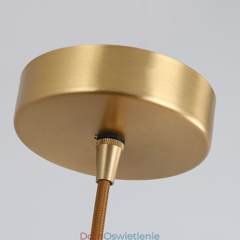 Nowoczesna prosta lampa wisząca, lampa sufitowa z mosiądzu