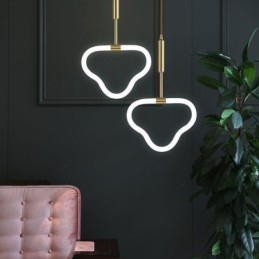 Nowoczesna lampa sufitowa ściemnialna akrylowa lampa sufitowa l