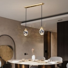 Miniaturowa prosta kryształowa kula wisząca lampa sufitowa