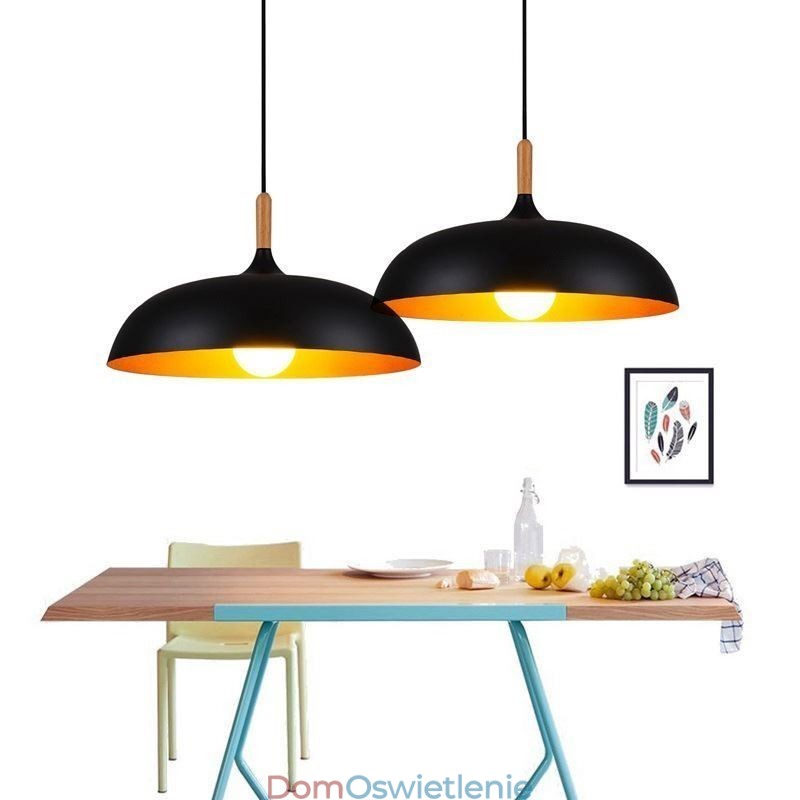 Nowoczesna lampa wisząca Minimalistyczna dekoracyjna lampa czarno-biała