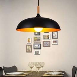 Nowoczesna lampa wisząca Minimalistyczna dekoracyjna lampa czarno-biała