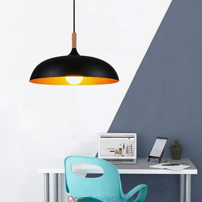 Nowoczesna lampa wisząca Minimalistyczna dekoracyjna lampa czarno-biała