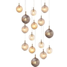 Szklana lampa wisząca Kreatywna dekoracyjna szklana kula Loft
