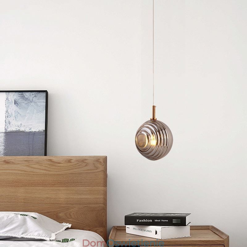 Szklana lampa wisząca Kreatywna dekoracyjna szklana kula Loft