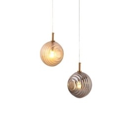 Szklana lampa wisząca Kreatywna dekoracyjna szklana kula Loft