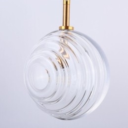 Szklana lampa wisząca Kreatywna dekoracyjna szklana kula Loft