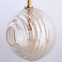 Szklana lampa wisząca Kreatywna dekoracyjna szklana kula Loft