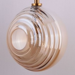 Szklana lampa wisząca Kreatywna dekoracyjna szklana kula Loft