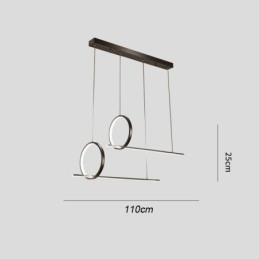 Wisząca lampa minimalistyczna dekoracyjna oprawa świetlna