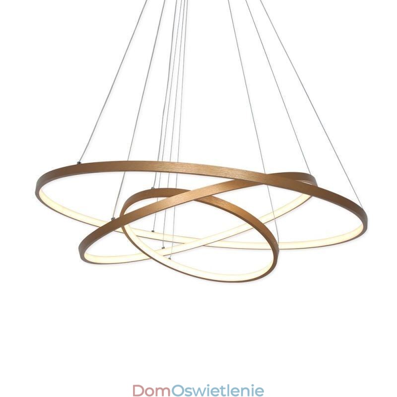 Wisząca lampa nowoczesny żyrandol oświetlenie 3 pierścienie lampa sufitowa