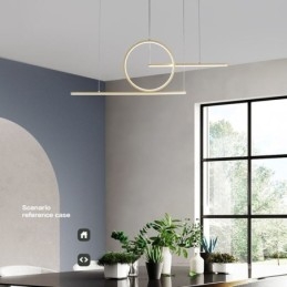 Wisząca lampa minimalistyczna dekoracyjna oprawa świetlna