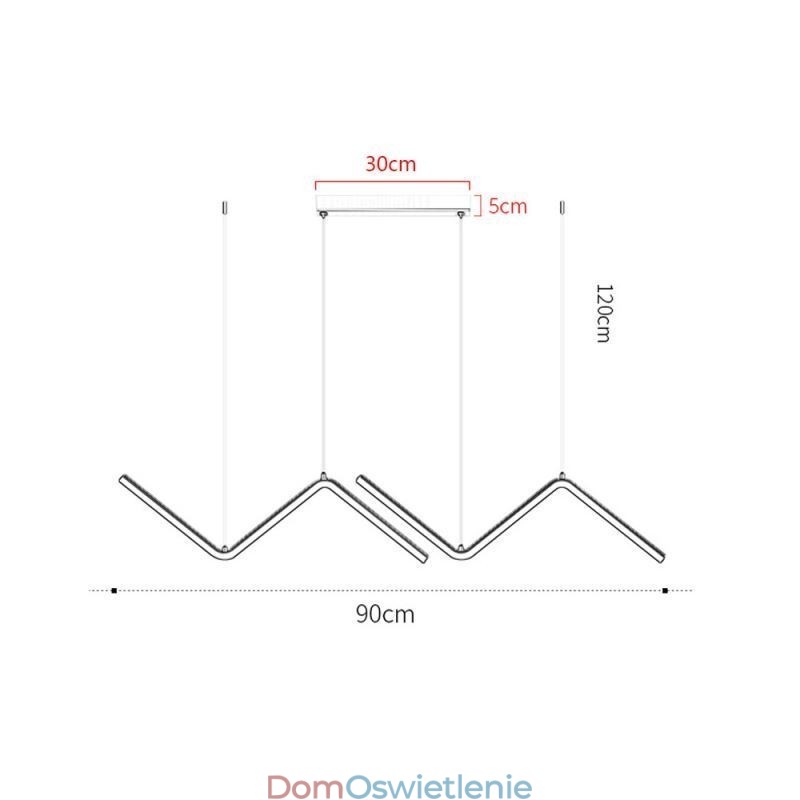 Wisząca lampa minimalistyczna dekoracyjna oprawa świetlna