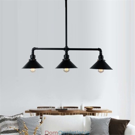 3 światła retro industrial vintage water pipe pendant light żyrandol country rustykalny styl 3 światła retro industrial vintage water pipe pendant light żyrandol country rustykalny styl