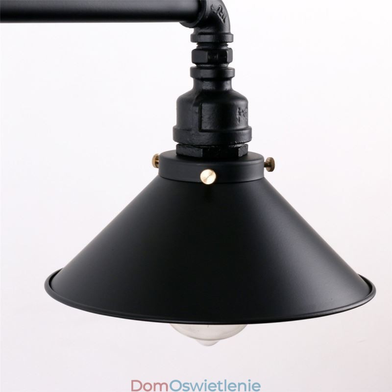 3 światła retro industrial vintage water pipe pendant light żyrandol country rustykalny styl
