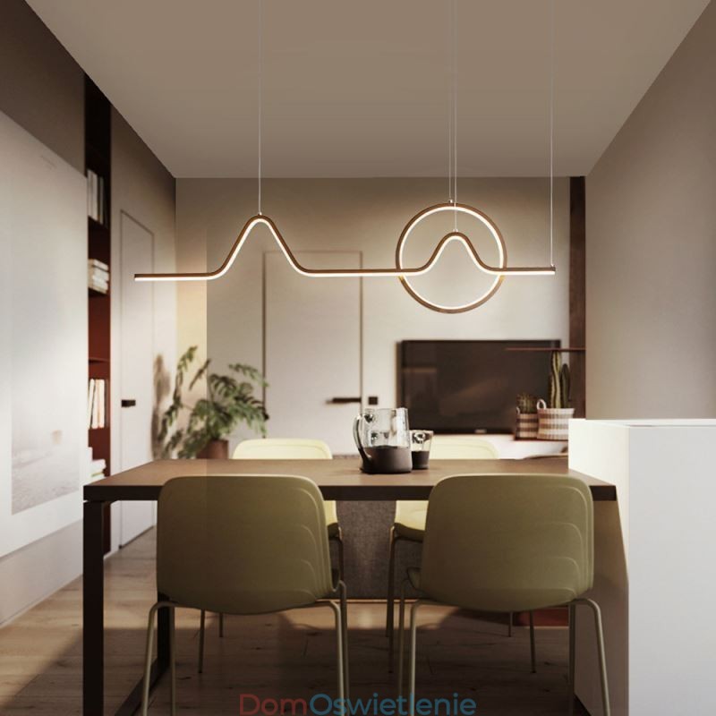 Wisząca lampa minimalistyczna dekoracyjna oprawa świetlna 52W