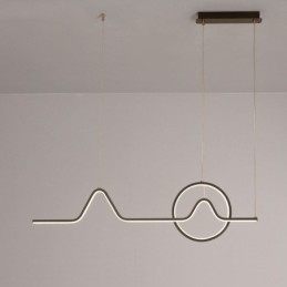 Wisząca lampa minimalistyczna dekoracyjna oprawa świetlna 52W