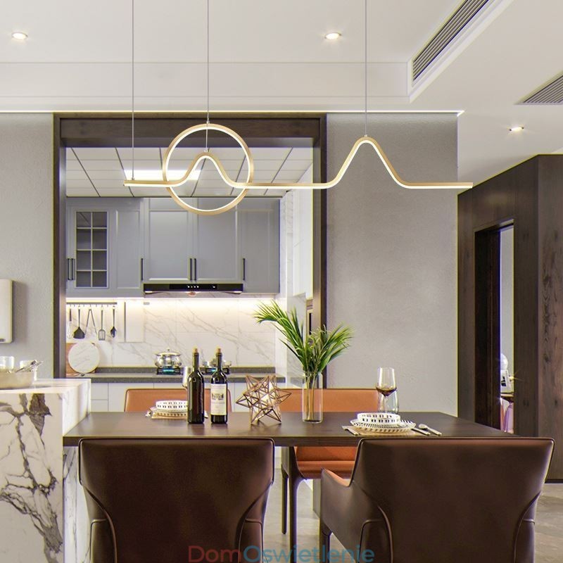 Wisząca lampa minimalistyczna dekoracyjna oprawa świetlna 52W
