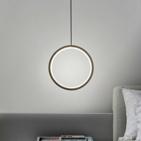 Minimalistyczna lampa wisząca w kształcie pierścienia, dekoracyjna lampa sufitowa Minimalistyczna lampa wisząca w kształcie pierścienia, dekoracyjna lampa sufitowa