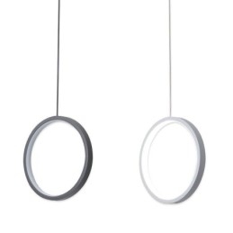 Minimalistyczna lampa wisząca w kształcie pierścienia, dekoracyjna lampa sufitowa