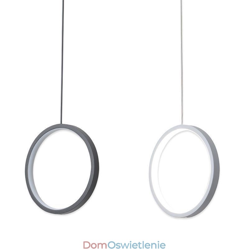 Minimalistyczna lampa wisząca w kształcie pierścienia, dekoracyjna lampa sufitowa
