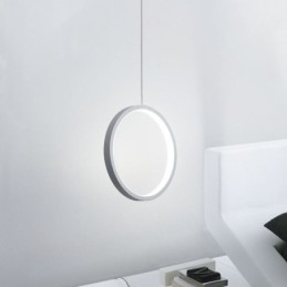 Minimalistyczna lampa wisząca w kształcie pierścienia, dekoracyjna lampa sufitowa