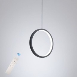 Minimalistyczna lampa wisząca w kształcie pierścienia, dekoracyjna lampa sufitowa