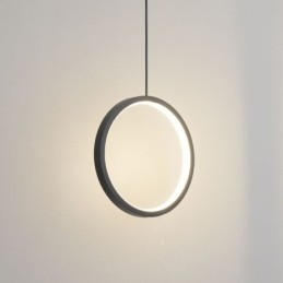 Minimalistyczna lampa wisząca w kształcie pierścienia, dekoracyjna lampa sufitowa