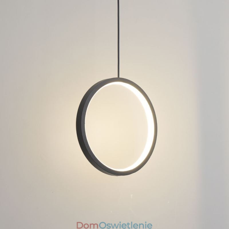 Minimalistyczna lampa wisząca w kształcie pierścienia, dekoracyjna lampa sufitowa