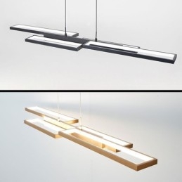 Nowoczesna lampa wisząca pozioma lampa sufitowa