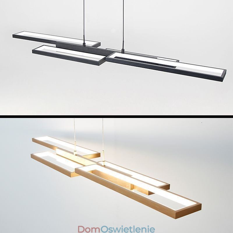 Nowoczesna lampa wisząca pozioma lampa sufitowa