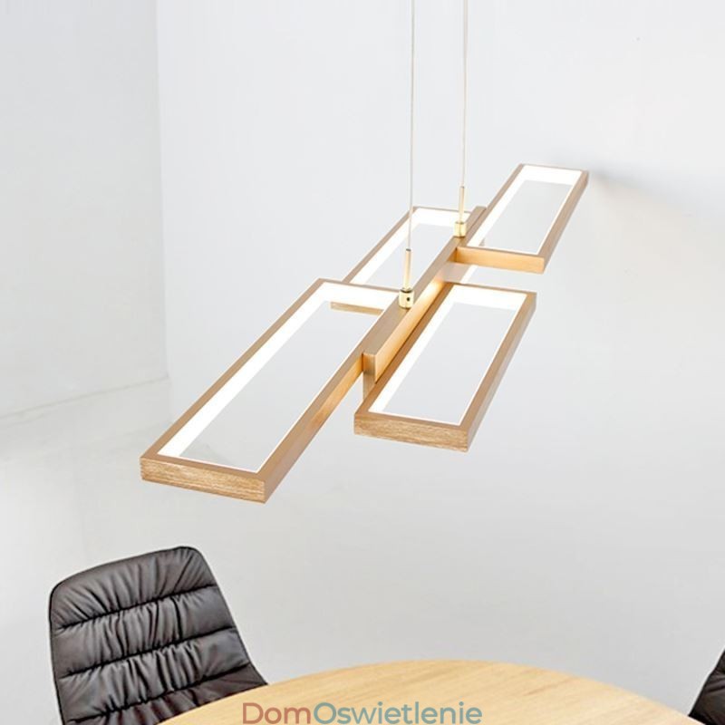 Nowoczesna lampa wisząca pozioma lampa sufitowa