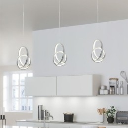 Lampa wisząca nieregularny pierścień sufitowy
