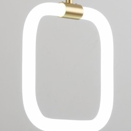Nowoczesna prosta lampa wisząca, lampa sufitowa z mosiądzu