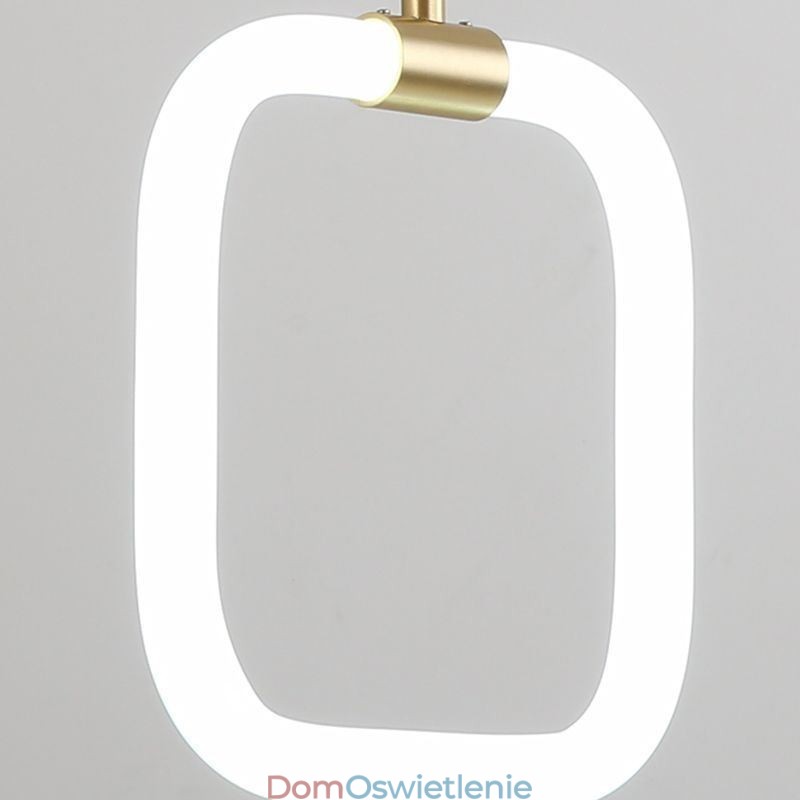 Nowoczesna prosta lampa wisząca, lampa sufitowa z mosiądzu