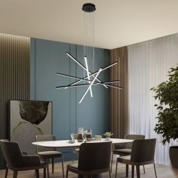 Liniowa lampa wisząca dekoracyjna oprawa świetlna
