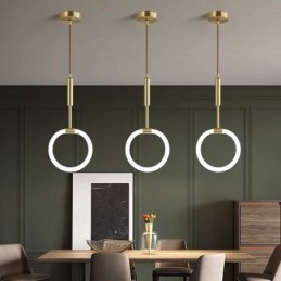 Nowoczesna lampa sufitowa ściemnialna akrylowa lampa sufitowa l