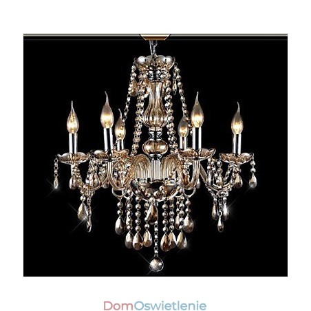 Nowoczesny współczesny tradycyjny klasyczny vintage kryształowy galwanizowany szklany żyrandol