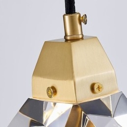 Miniaturowa prosta kryształowa kula wisząca lampa sufitowa