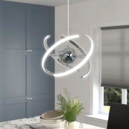 Obrotowa lampa wisząca w kształcie kuli, dekoracyjna lampa sufitowa