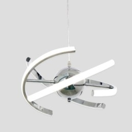 Obrotowa lampa wisząca w kształcie kuli, dekoracyjna lampa sufitowa