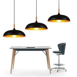 Nowoczesna lampa wisząca Minimalistyczna dekoracyjna lampa czarno-biała