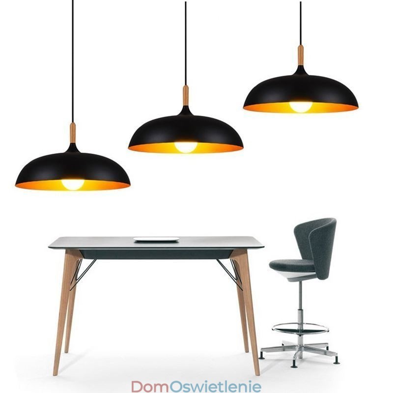 Nowoczesna lampa wisząca Minimalistyczna dekoracyjna lampa czarno-biała