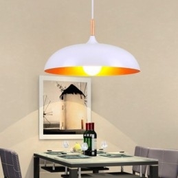 Nowoczesna lampa wisząca Minimalistyczna dekoracyjna lampa czarno-biała